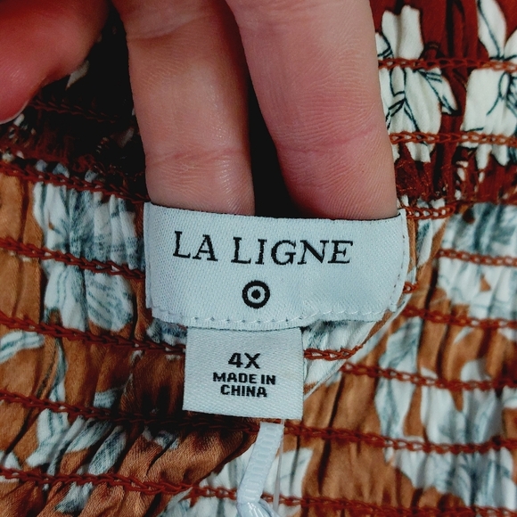 Floral Brown Midi Dress - Picture 7 of 10